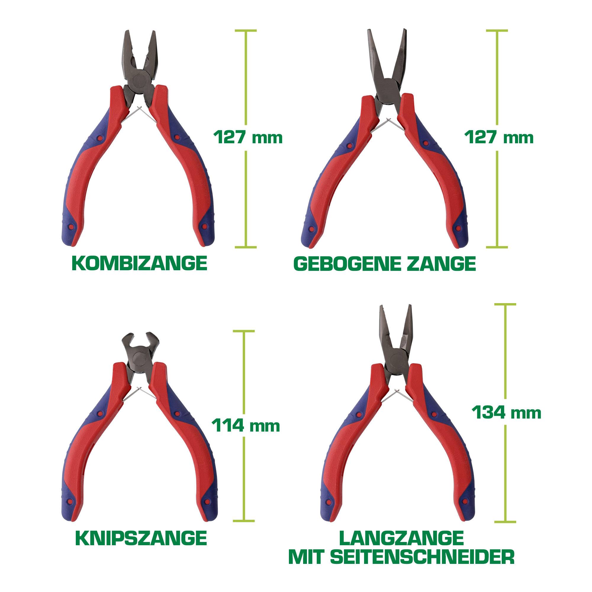 INLINE - Elektronik-Zangen - Set - 8-teilig