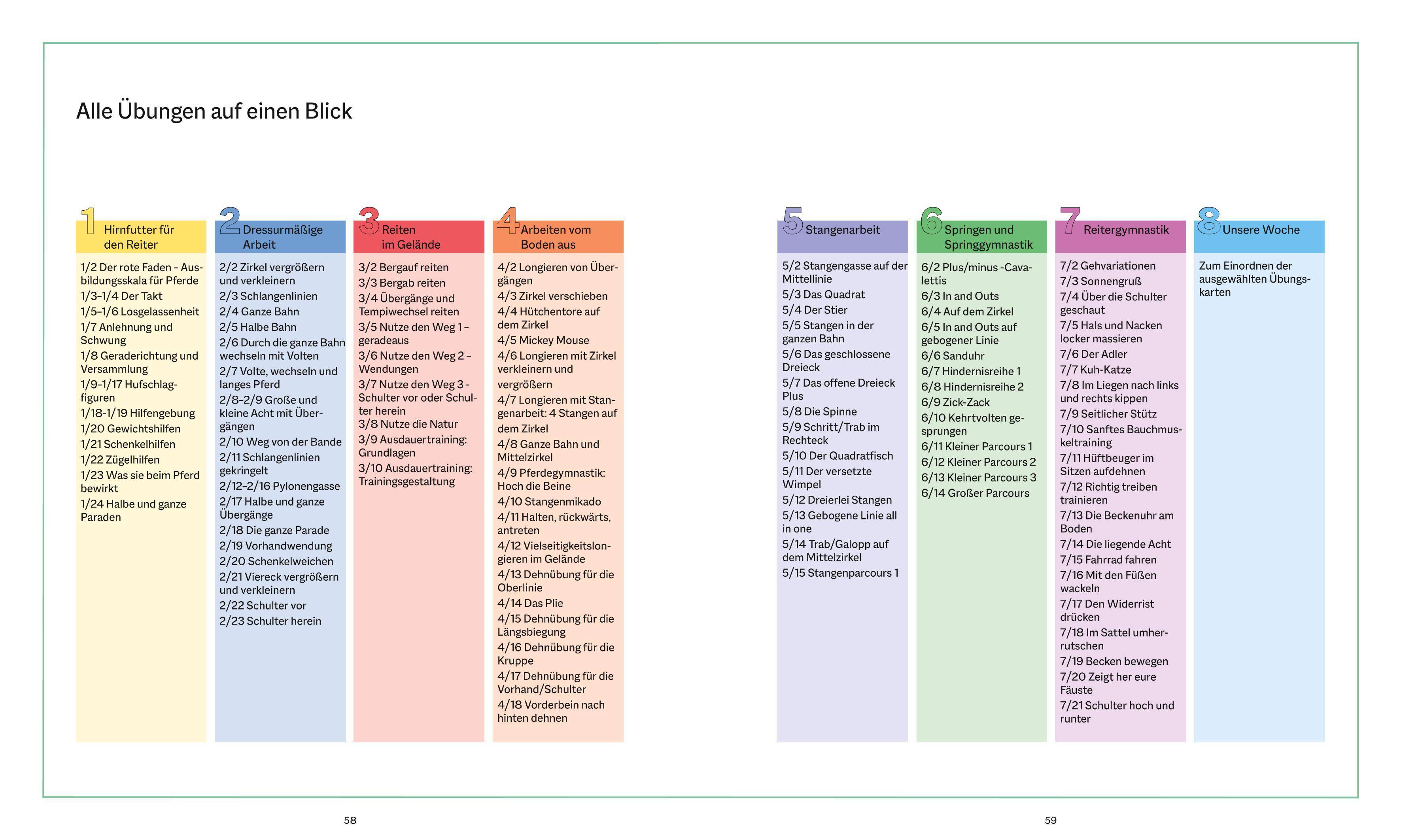 Die Reittrainings-Box Ganzheitliche Übungsprogramme für Pferd und Reiter einfach selbst zusammenstellen - Genial flexibel für Anfänger und Fortges