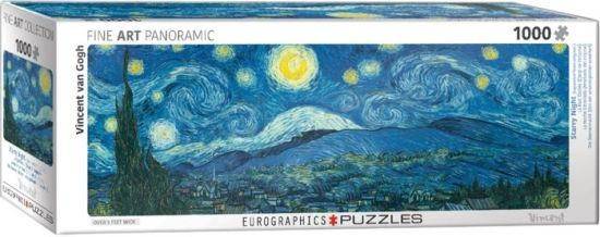 Eurographics 6010-5309 - Panorama Puzzle, van Gogh, Starry Night, Sternennacht, 1000 Teile Panorama-Puzzle