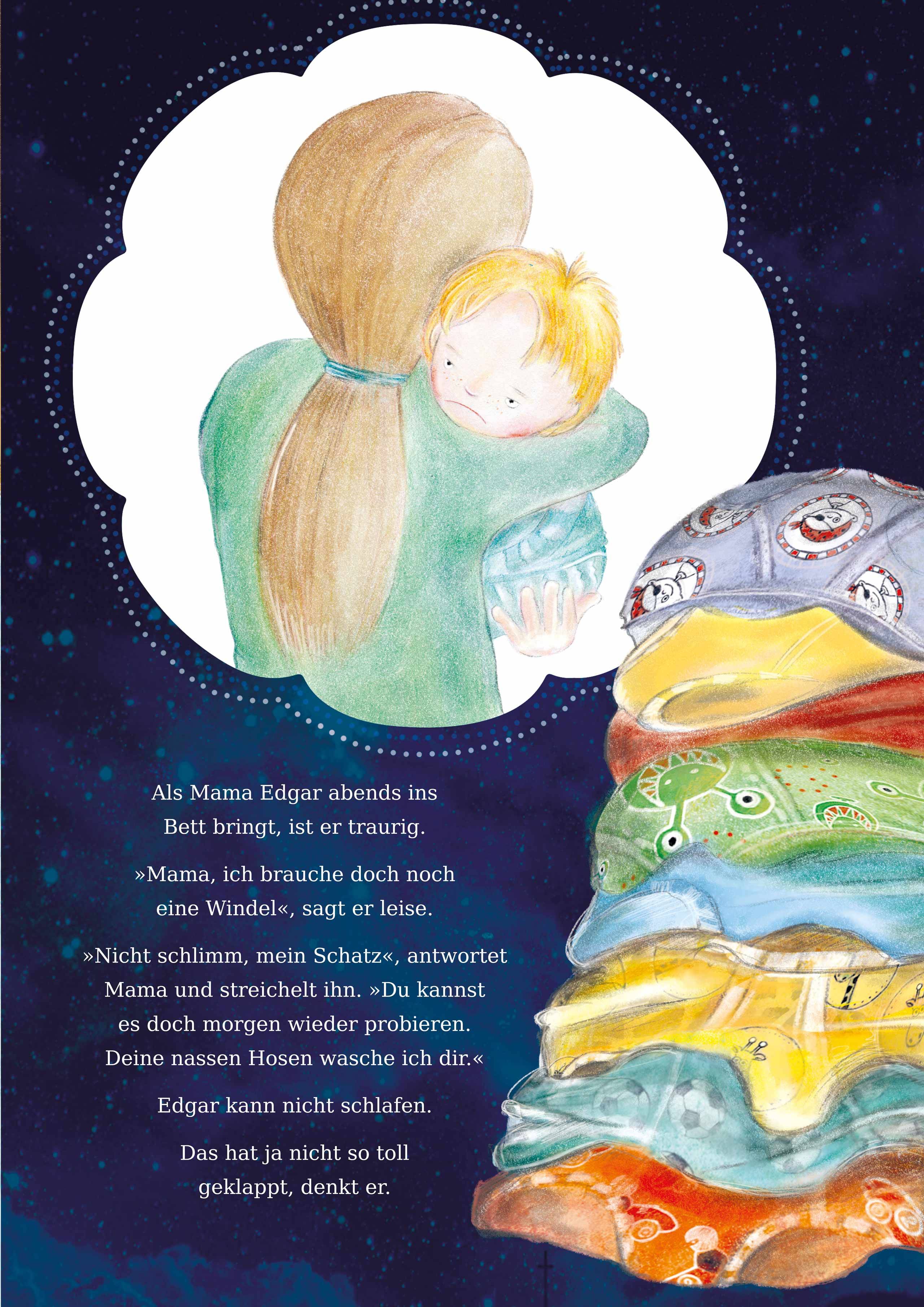 Edgar ohne Windel Trocken werden mit dem Töpfchen-Trick