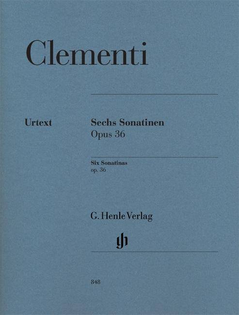 Clementi, Muzio - Sechs Klaviersonatinen op. 36 Besetzung: Klavier zu zwei Händen