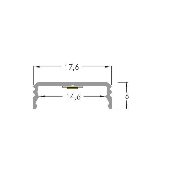 Brumberg Leuchten Anbauprofil flach 53380263