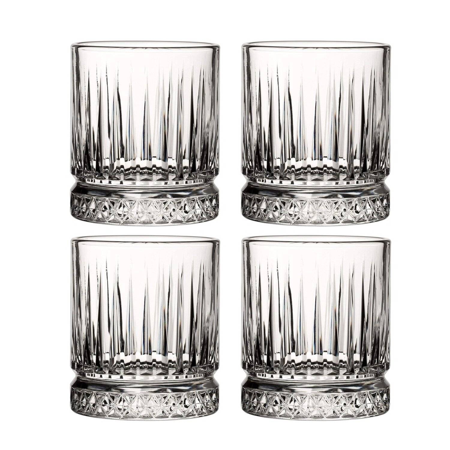 Pasabahce Whiskyglas, 4-teilige Profi-Packung, Modell Elysia CL 21 Groesse cm 8,5h diam.7,3 Wassergläser