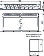 Telegärtner 19Z Modulträger 1HE 100021505
