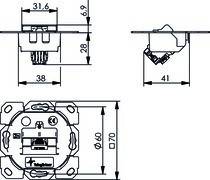 Telegärtner Modulaufnahme 100022984