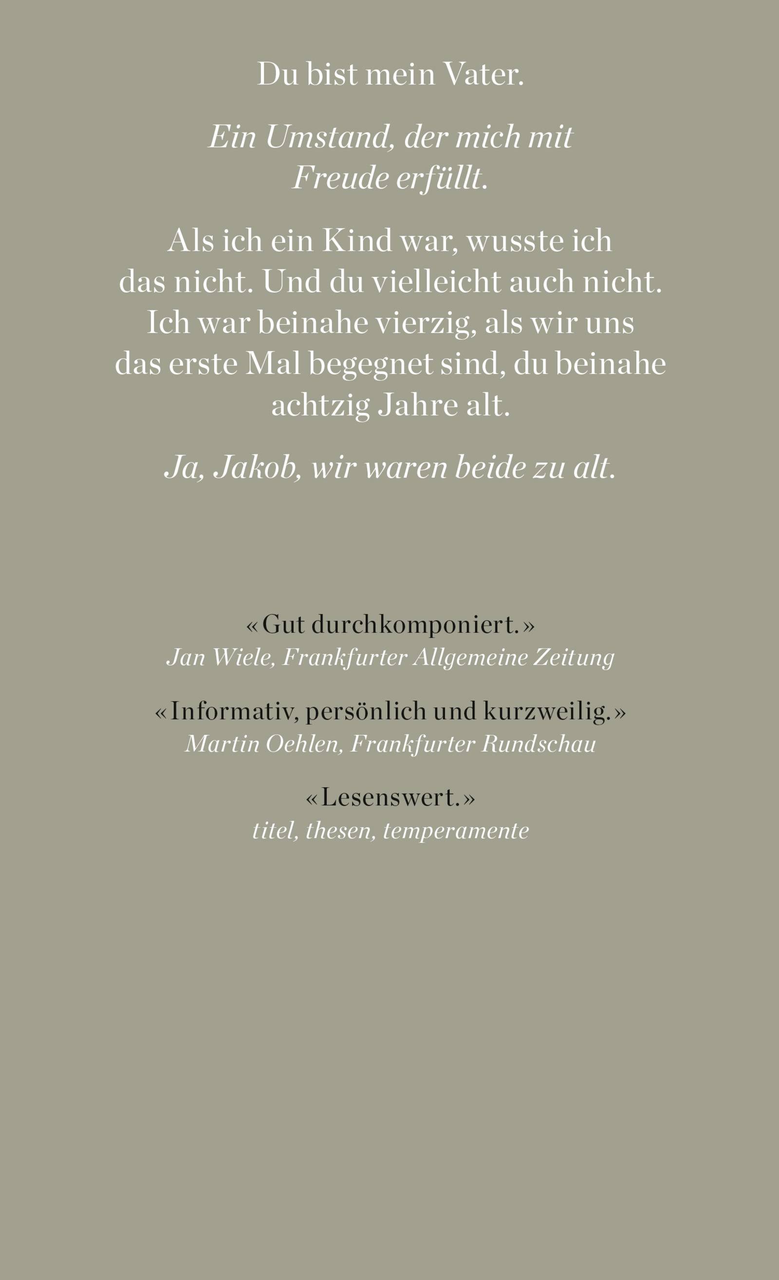 Das Leben wortwörtlich Ein Gespräch