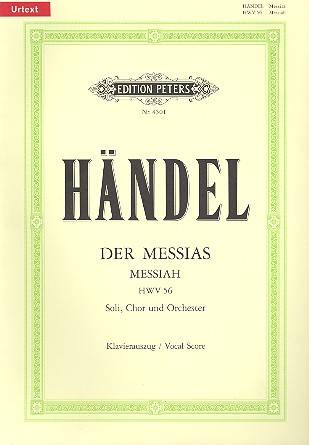 Messias HWV 56 (deutsch/englisch), Klavierauszug Urtext (Schering/Soldan)