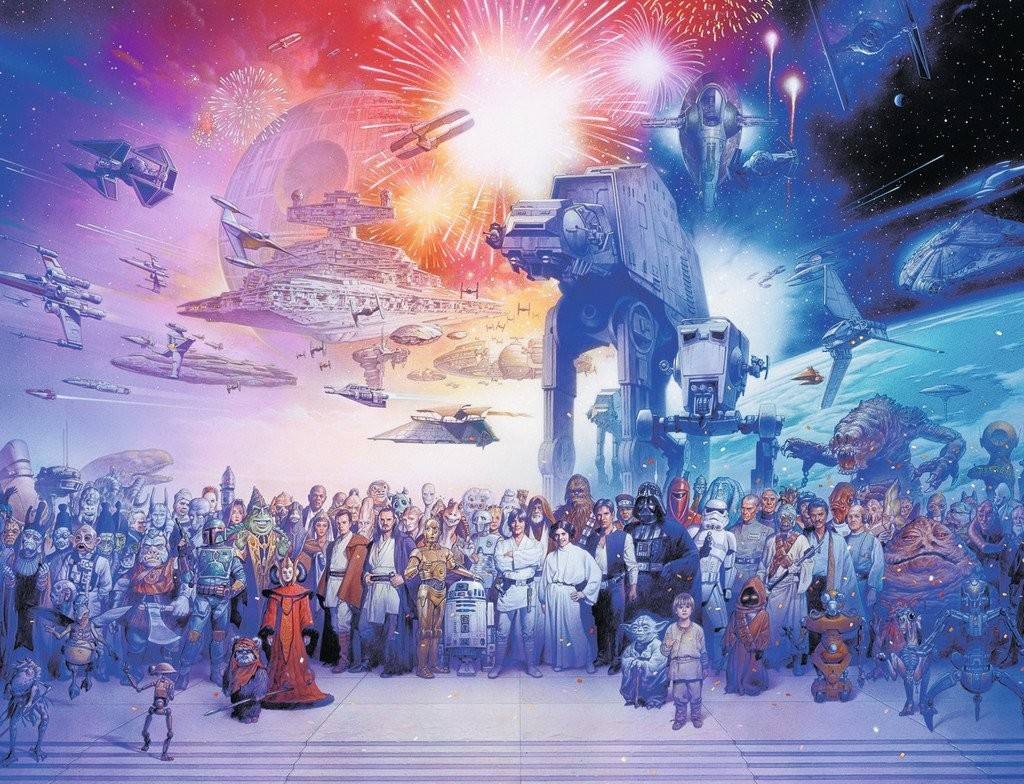 Ravensburger 167012 - Star Wars Universum Anzahl Teile: 2000, Maße (B/H): 98 x 75 cm, Premium Puzzle, Softclick Technology, Disney Star Wars