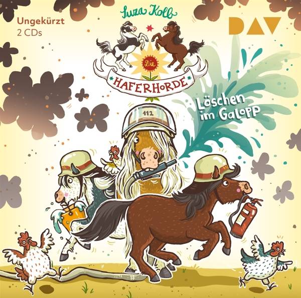 Die Haferhorde - Löschen im Galopp, 2 Audio-CD Ungekürzte Lesung mit Bürger Lars Dietrich (2 CDs), Lesung. CD Standard Audio Format