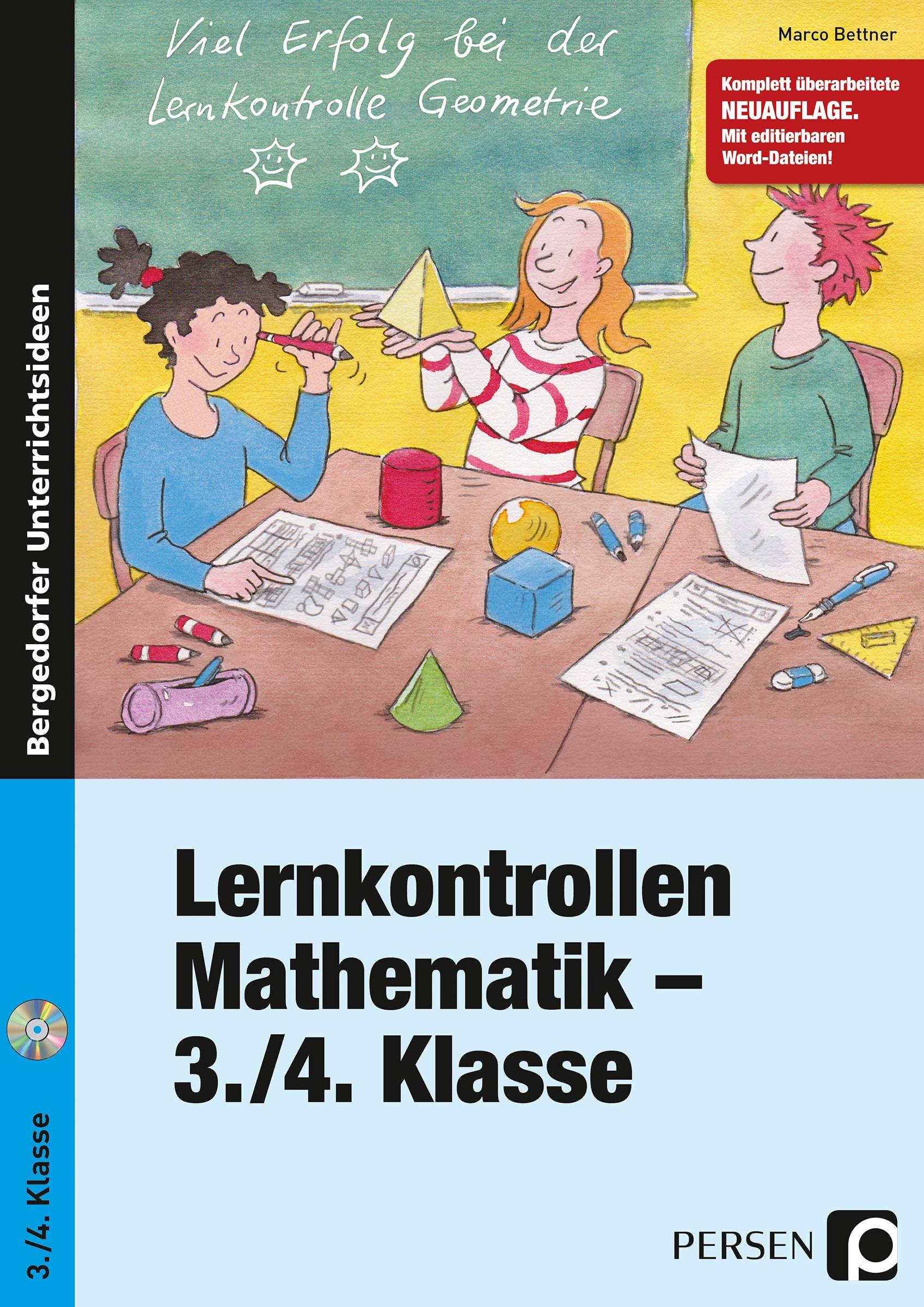 Lernkontrollen Mathematik - 3./4. Klasse Mit editierbaren Word-Dateien