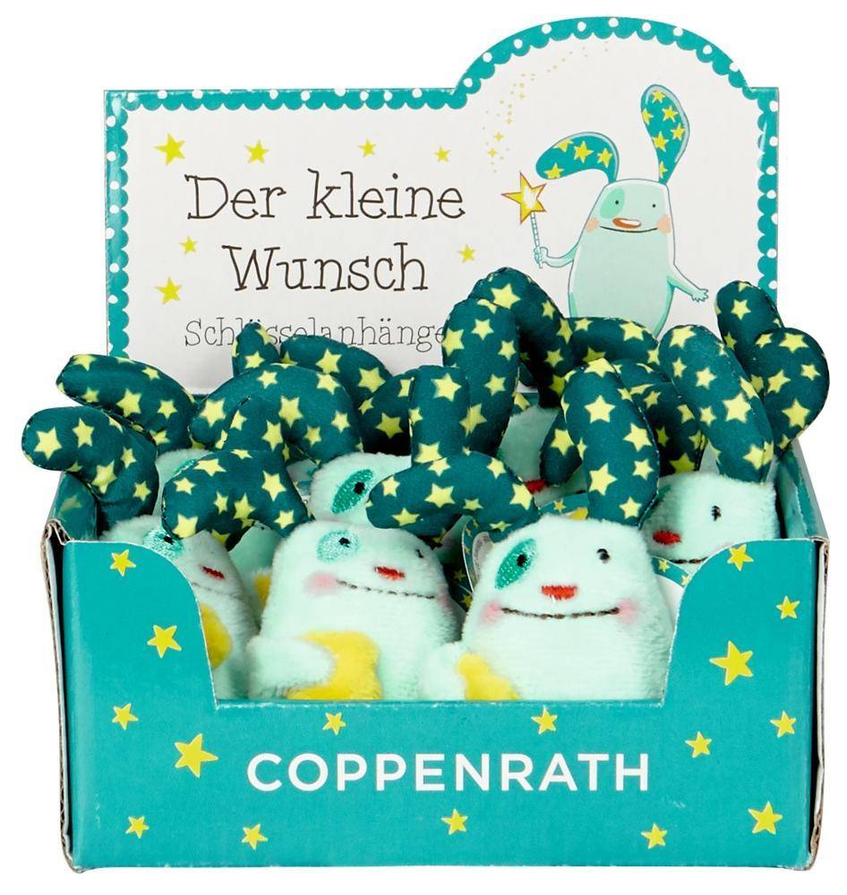 Schlüsselanhänger Der kleine Wunsch Schlüsselanhänger mit Plüschfigur, Füllung: 100% Poyester, Oberfläche mit einem Tuch feucht abwaschbar, Ma