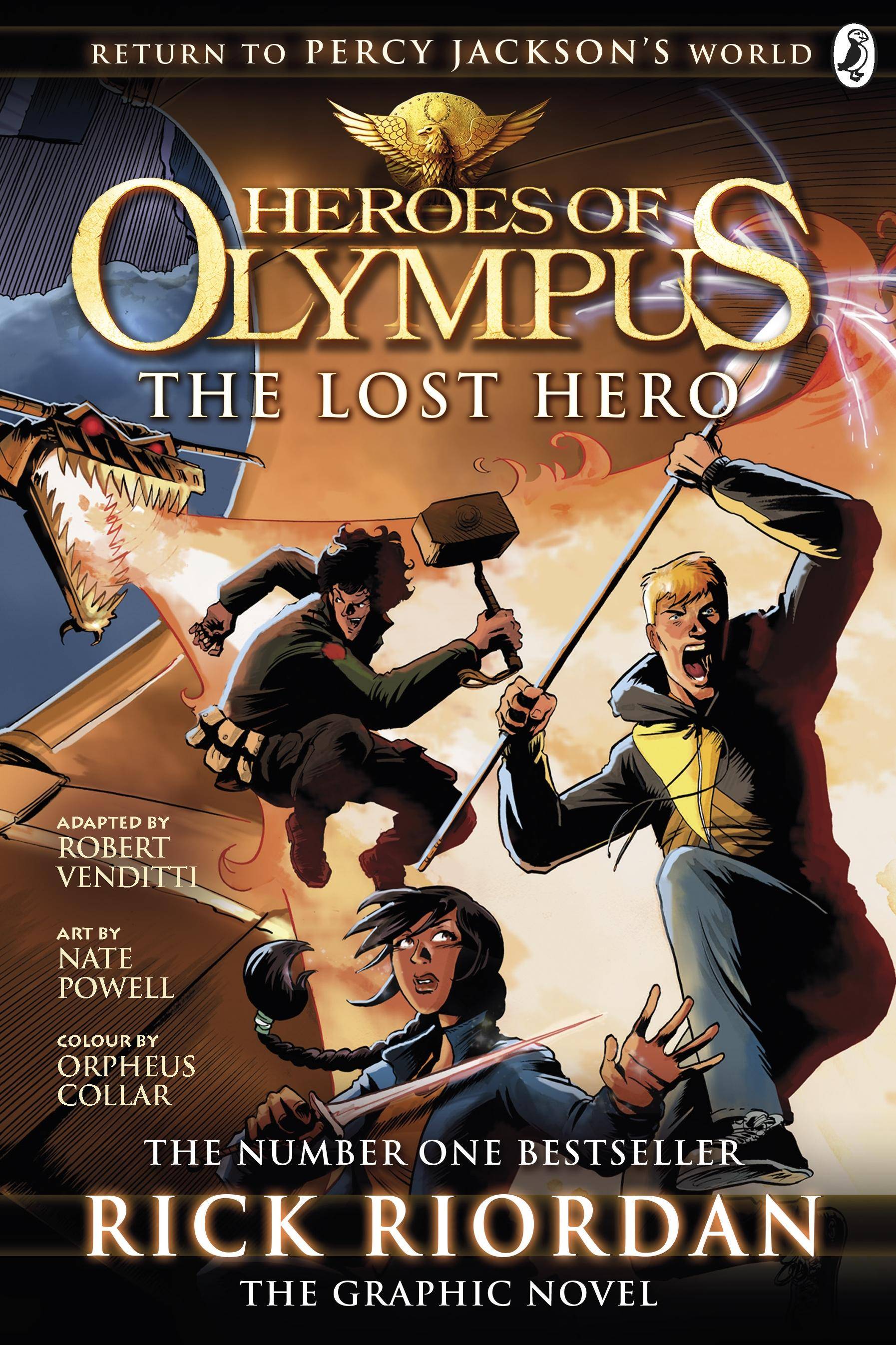 Heroes of Olympus: The Lost Hero, Graphic Novel, english edition Comic Adaption