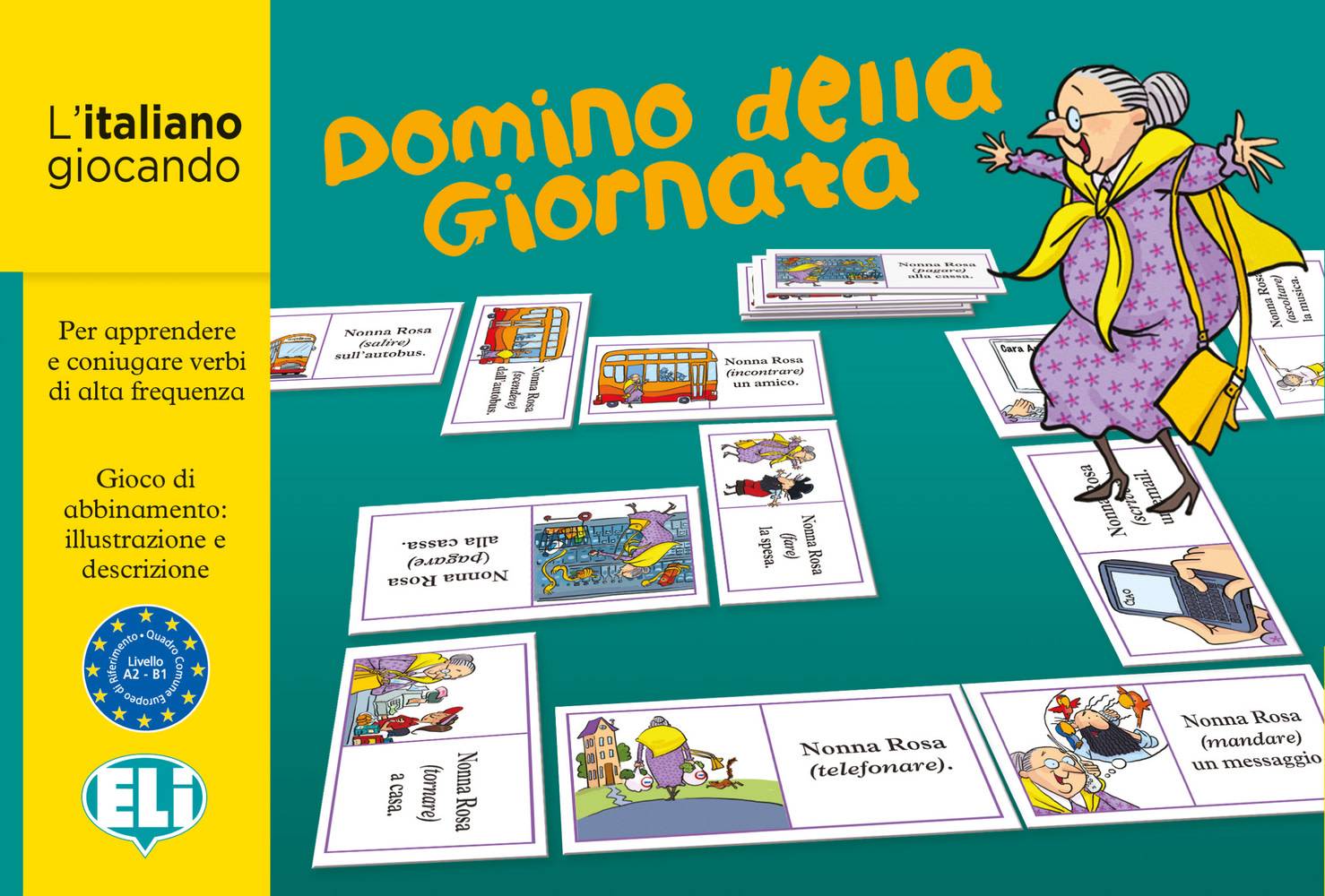 Domino della giornata (Spiel) Niveau A2-B1