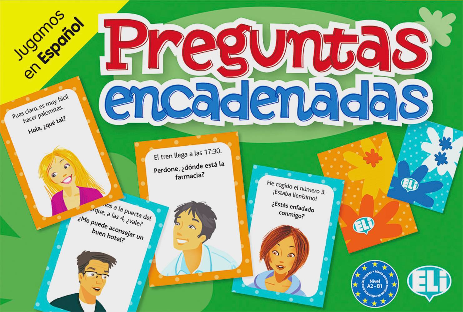Preguntas encadenadas (Spiel) Lernspiel. Niveau A2 bis B1