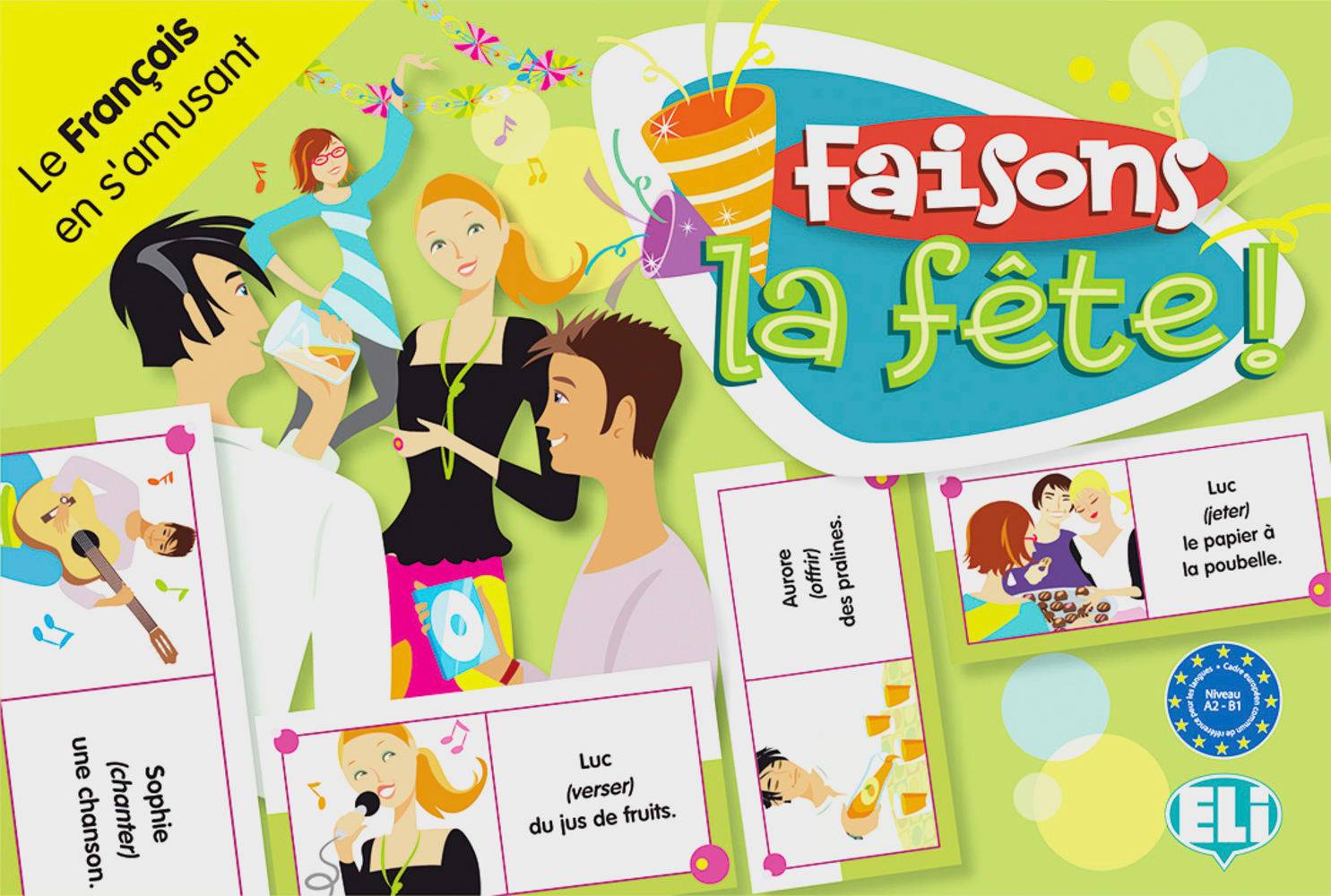 Faisons la fête! (Spiel) Le Français en s' amusant. Lernspiel. Niveau A2 bis B1
