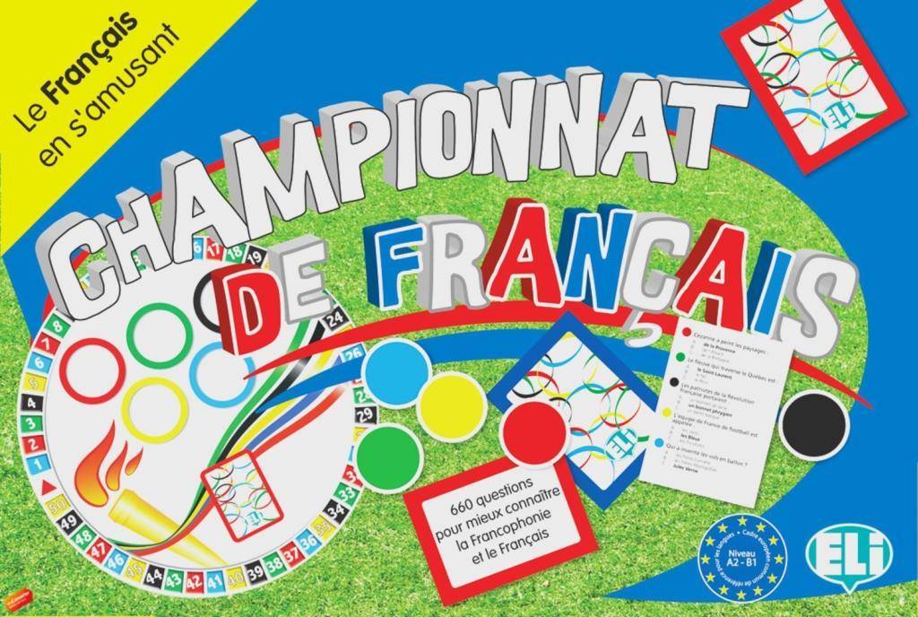 Championnat de Français (Spiel) Le Français en s'amusant. 660 questions pour mieux connaitre la Francophonie et le Français. Niveau A2-B1