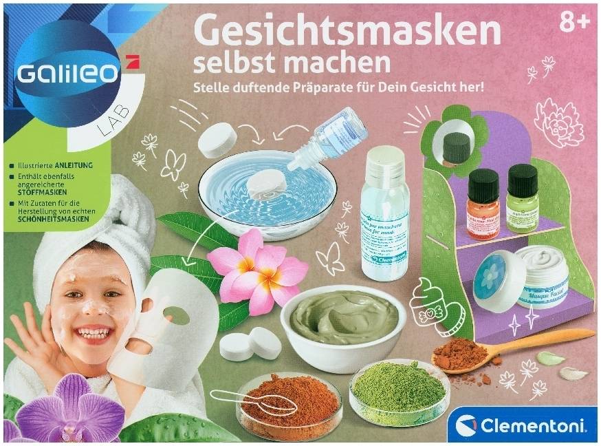 Gesichtsmasken selbst machen (Experimentierkasten) Stelle duftende Präparate für Dein Gesicht her!