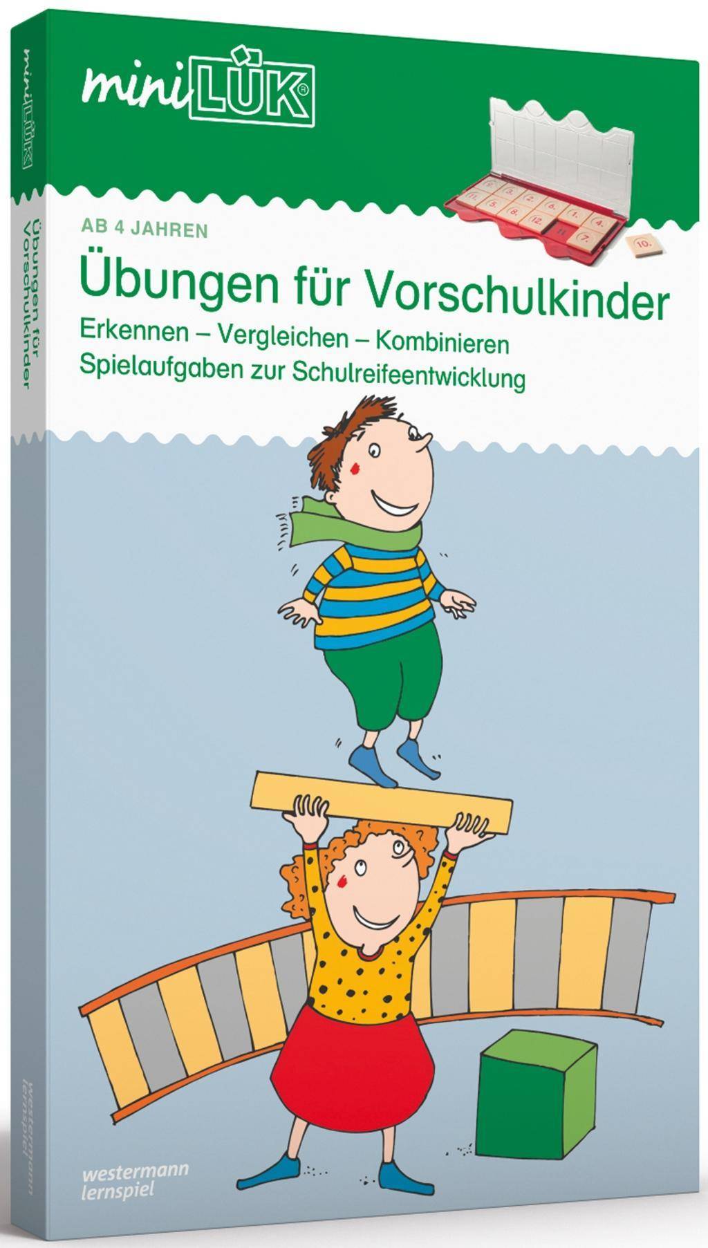 miniLÜK-Set Kindergarten/Vorschule: Übungen für Vorschulkinder