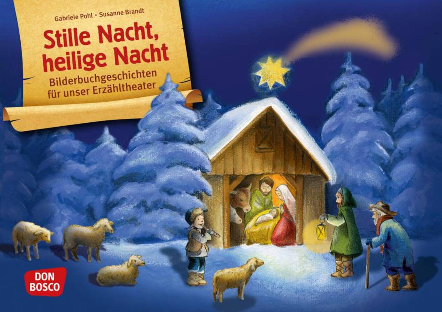 Stille Nacht, heilige Nacht. Kamishibai Bildkartenset., mit 1 Beilage Entdecken. Erzählen. Begreifen. Inkl. Downloadcode für verschiedene Liedübers