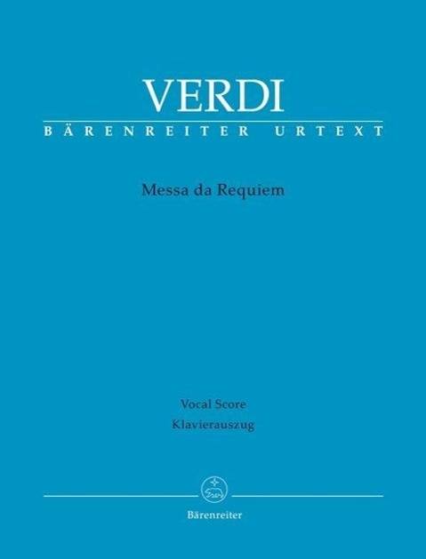 Messa da Requiem, Klavierauszug Dreisprachiges Vorwort (ital./engl./dt.). Ausführlicher Kritischer Bericht (engl.). Gut spielbarer Klavierauszug (lat