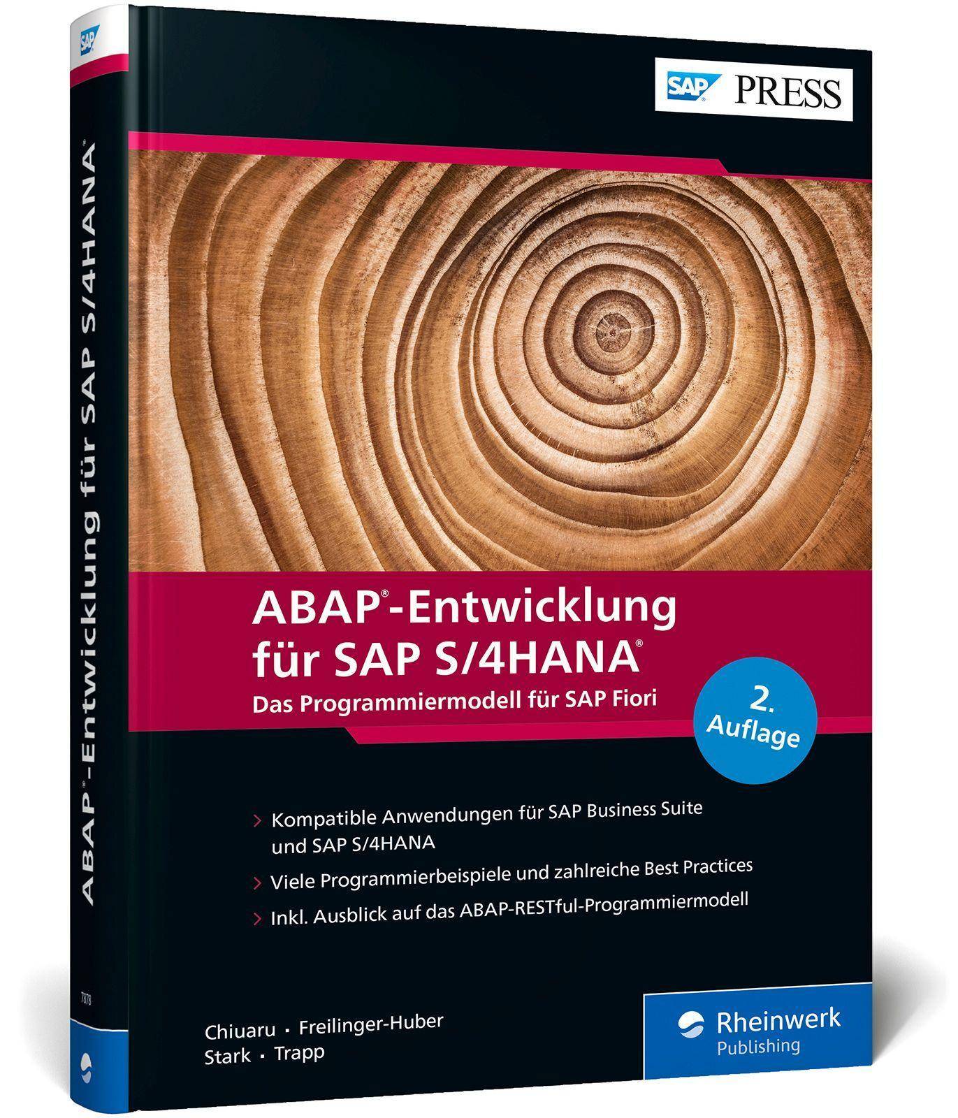 ABAP-Entwicklung für SAP S/4HANA Das Programmiermodell für SAP Fiori inkl. CDS, BOPF, UI-Entwicklung - Ausgabe 2021