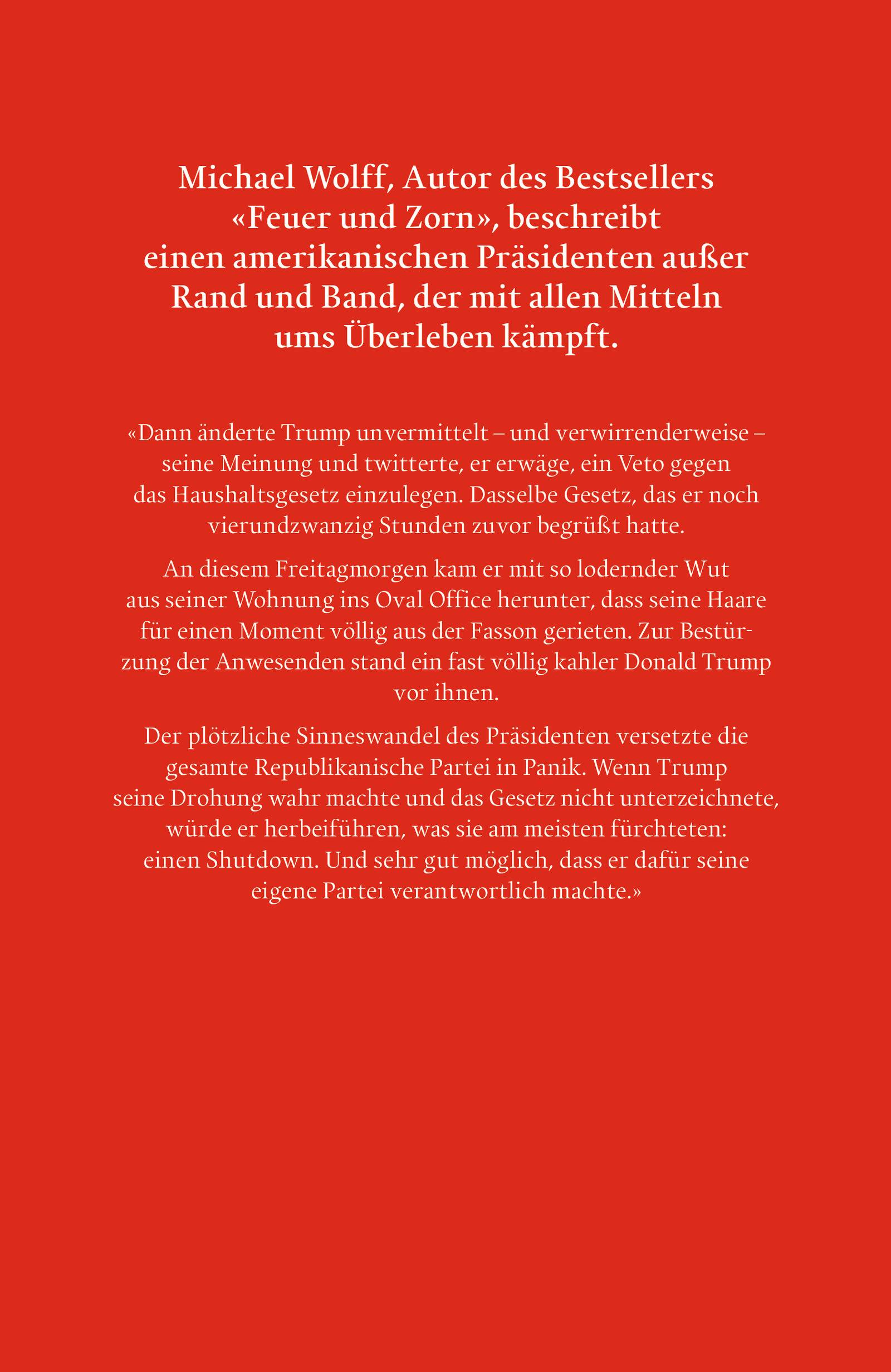 Unter Beschuss Trumps Kampf im Weißen Haus