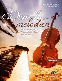 Wunschmelodien, für Violoncello + Klavier, Klavierbegleitung 40 Bearbeitungen für Violoncello (1. - 4. Lage) und Klavier, Ausgabe für Klavier