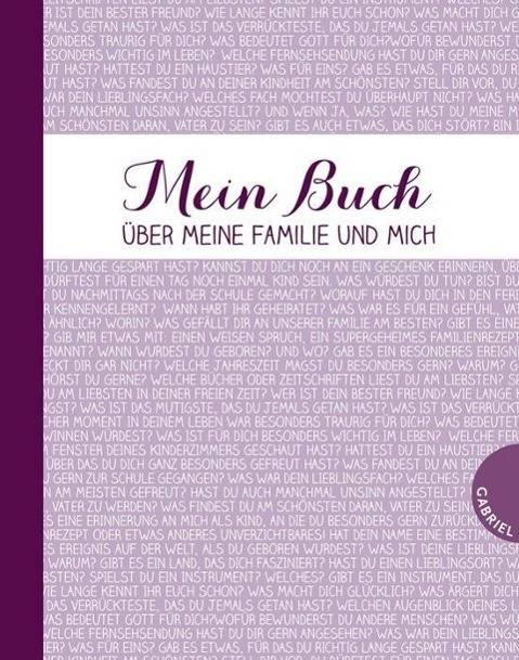 Mein Buch über meine Familie und mich Eintragbuch 15,5 x 20 cm