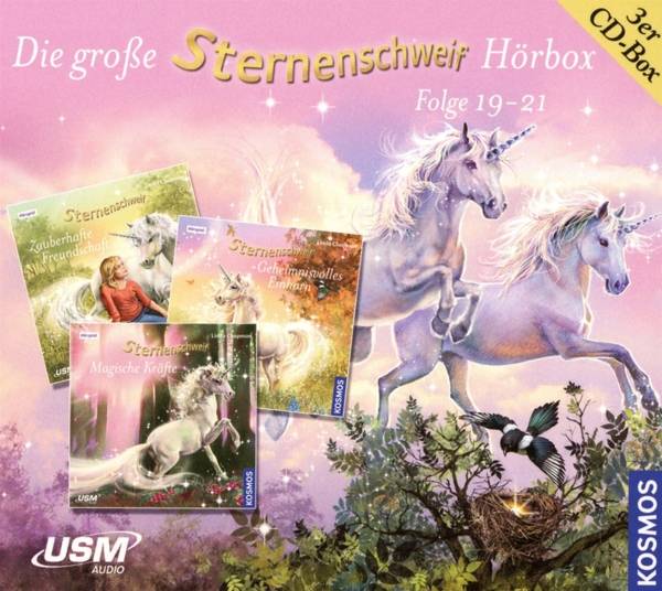 Die große Sternenschweif Hörbox, Folgen 19-21, 3 Audio-CDs Hörspiel