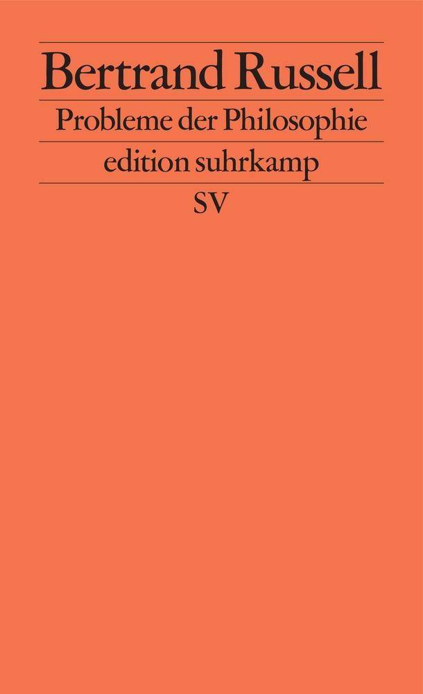 Probleme der Philosophie edition suhrkamp 207