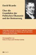 Über die Grundsätze der Politischen Ökonomie und der Besteuerung Vollständige dtsch. Fass. nach d. engl. Standardausg. einschließl. d. Einf. u. e