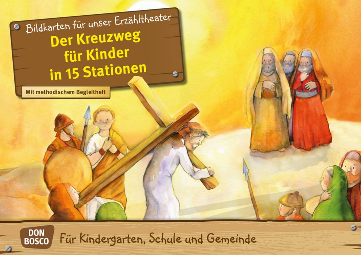 Der Kreuzweg für Kinder in 15 Stationen. Kamishibai Bildkartenset Der Kreuzweg für Kinder in 15 Stationen. Mit dem Kamishibai das christliche Fest O