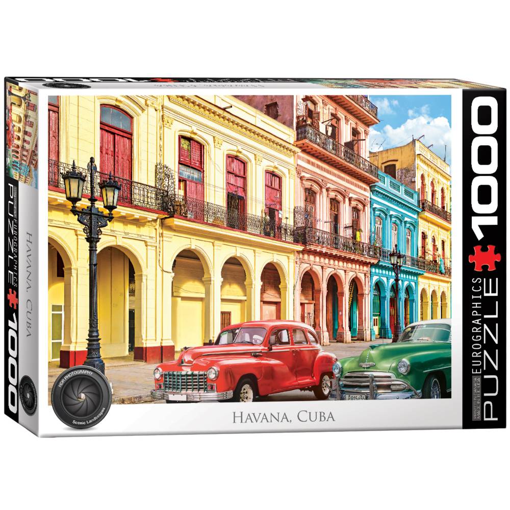 La Havana Kuba (Puzzle) La Havana Kuba, Anzahl Teile: 1000, Maße (B/H): 68 x 48 cm, Eurographics-Puzzle, Smart Cut Technology