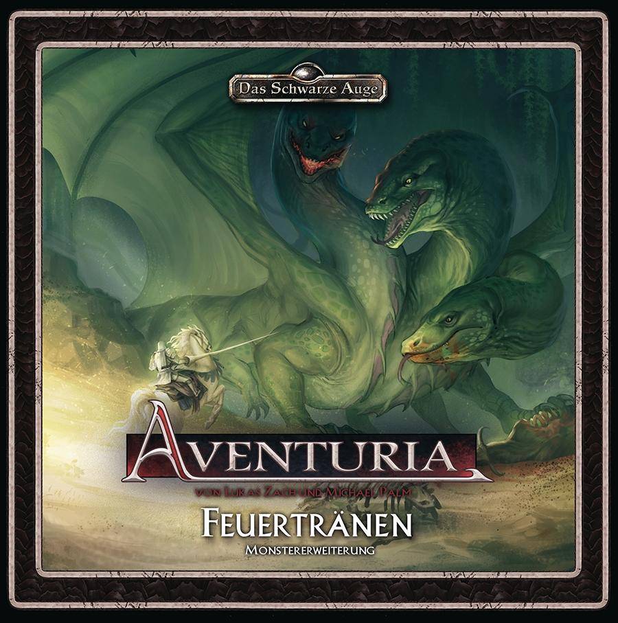 Aventuria - Monstererweiterung Feuertränen Spieleranzahl: 1-5, Spieldauer (Min.): 30, Das Schwarze Auge, Monstererweiterung, Kartenspiel, Nur mit