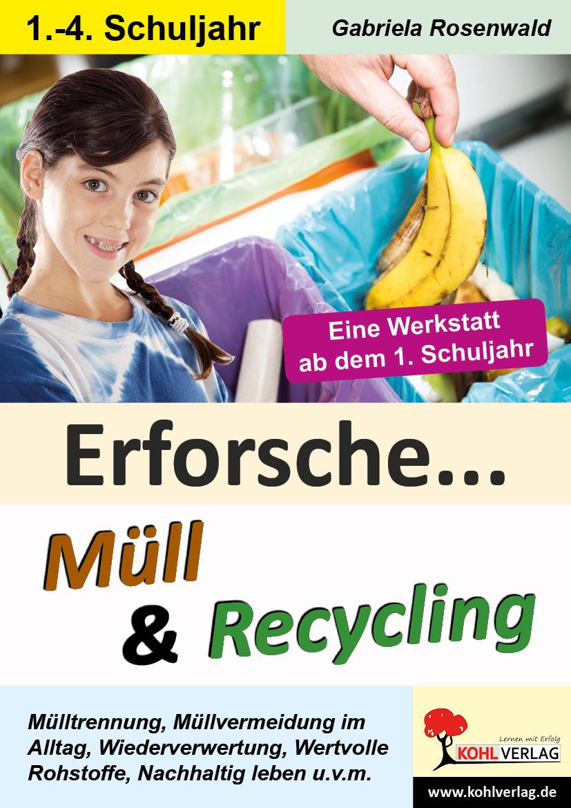 Erforsche ... Müll & Recycling Eine Werkstatt ab dem 1. Schuljahr. 1.-4. Schuljahr
