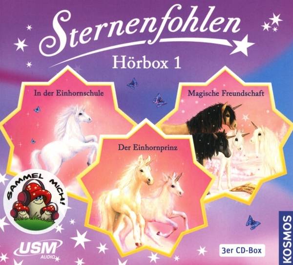 Die große Sternenfohlen Hörbox, 3 Audio-CDs CD Standard Audio Format, Lesung, Hörspiel. Folgen 1-3