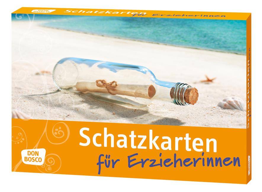 Schatzkarten für Erzieherinnen Inspirationskarten - 34 Karten in Pappbox