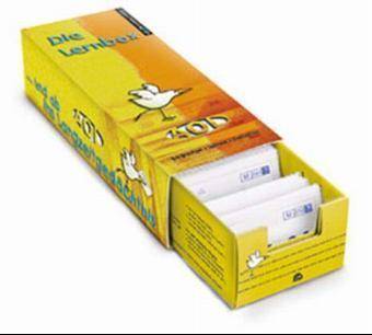 Die kleine Lernbox aus Leicht-Karton (A8), mit Begleitheft 'Lernen ist einfach' Vorgestanzte Bogen zum Zusammenfalten. Für Lernkärtchen im A8-Form