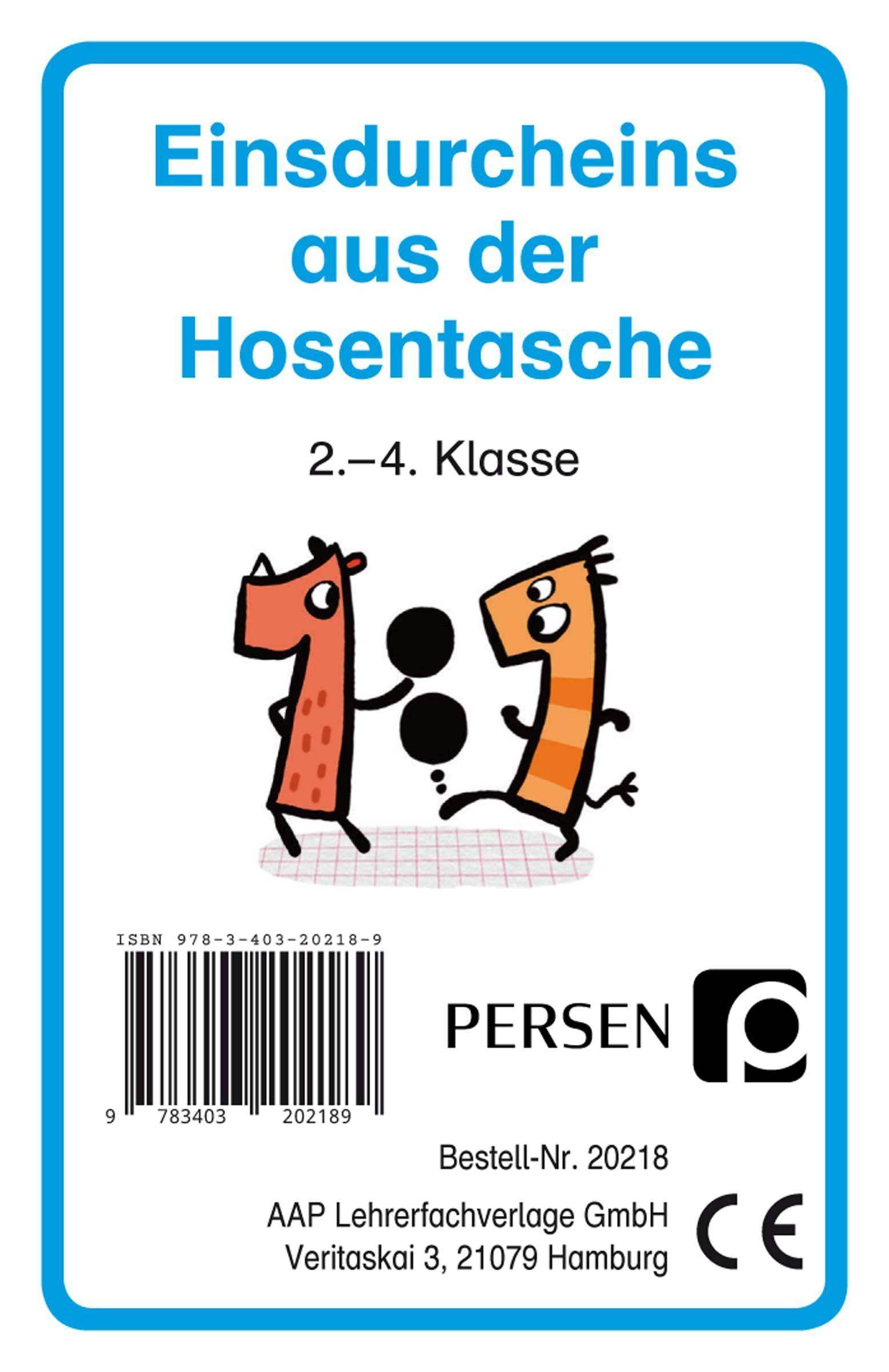Einsdurcheins aus der Hosentasche 2. bis 4. Klasse