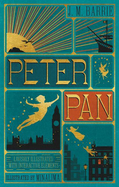 Peter Pan Lavishly illustrated with interactive elements, MinaLima Classics