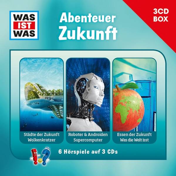 WAS IST WAS - Abenteuer Zukunft, 3 Audio-CDs 6 Hörspiele