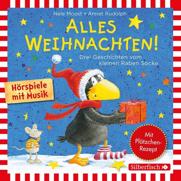 Alles Weihnachten!: Alles verschenkt!, Alles gebacken!, Alles Advent!, 1 Audio-CD Drei Geschichten vom kleinen Raben Socke: 1 CD, Hörspiel. CD Standa