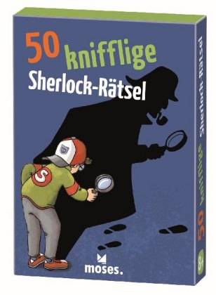 50 knifflige Sherlock-Rätsel (Kinderspiel) 50 Karten