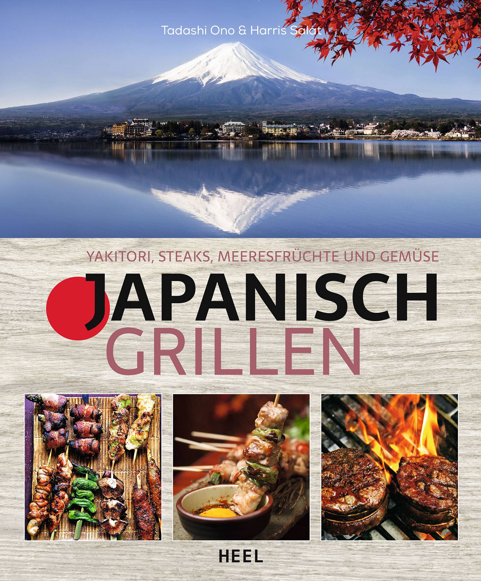 Japanisch Grillen Yakitori, Steaks, Meeresfrüchte und Gemüse
