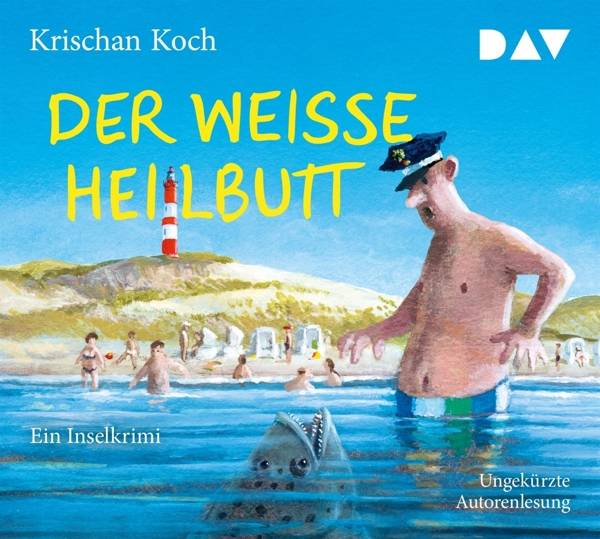 Der weiße Heilbutt. Ein Inselkrimi, 5 Audio-CD Ungekürzte Autorenlesung mit Krischan Koch (5 CDs), Lesung. CD Standard Audio Format