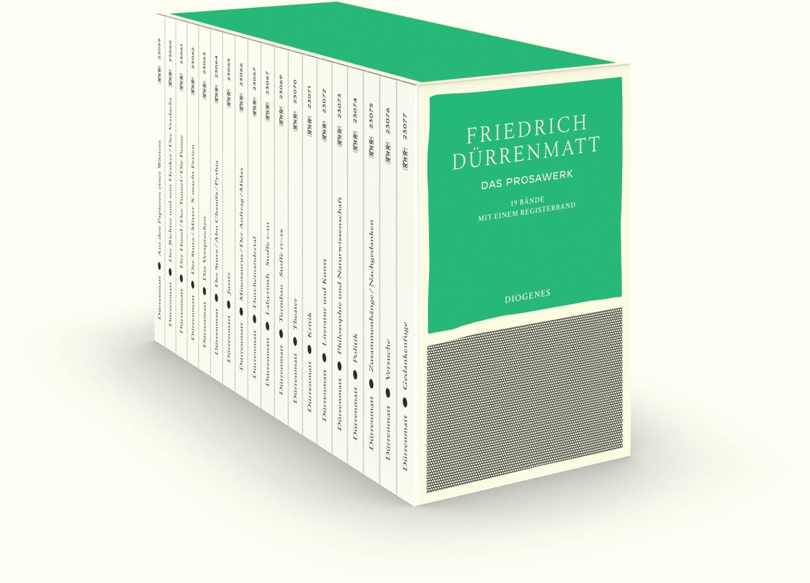 Das Prosawerk, 19 Bänden mit Registerband 19 BÄNDE MIT EINEM REGISTERBAND