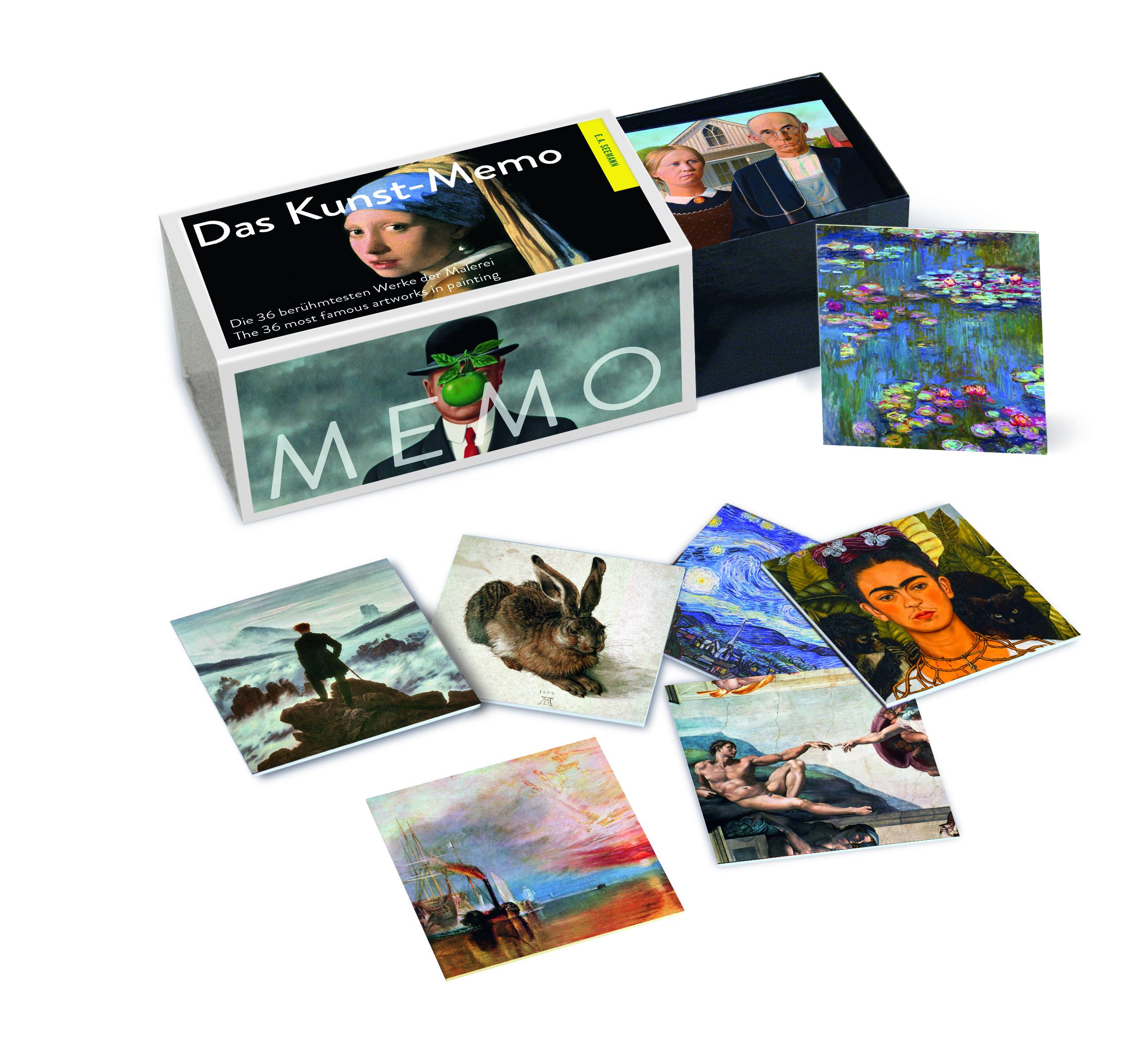 Das Kunst-Memo | The Art Matching Game Die 36 berühmtesten Werke der Malerei | The 36 most famous Paintings