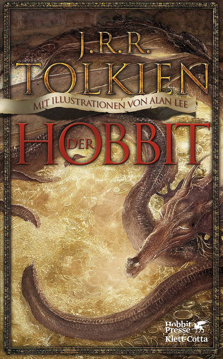 Der Hobbit oder Hin und zurück. Mit Illustrationen von Alan Lee.