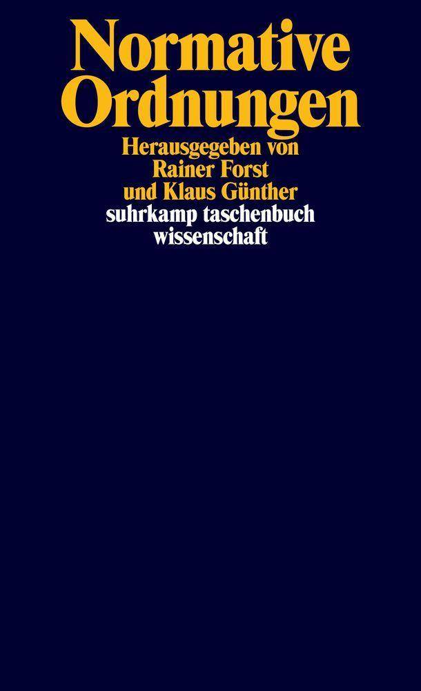 Normative Ordnungen suhrkamp taschenbuch wissenschaft 2342
