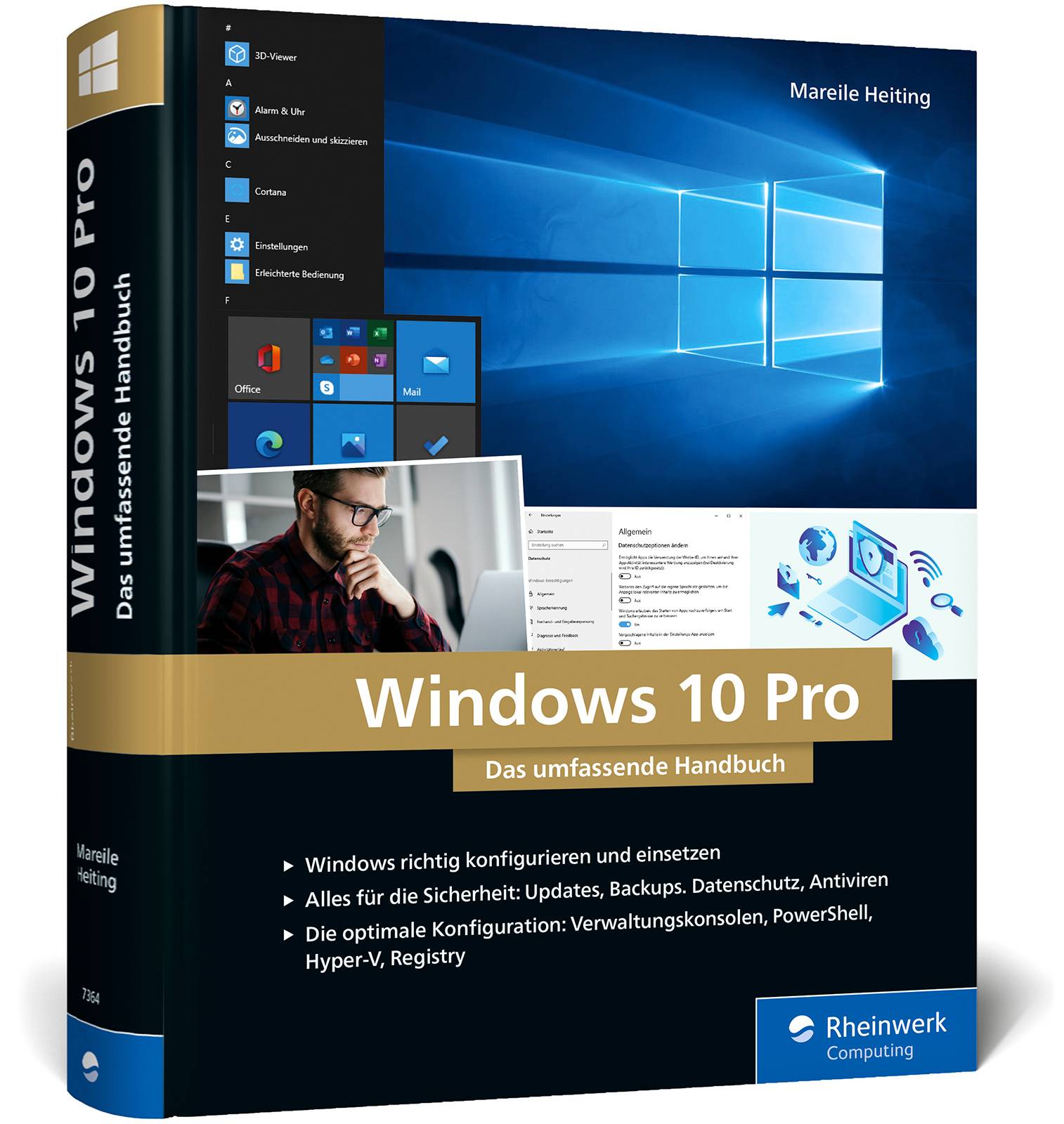 Windows 10 Pro Das umfassende Handbuch. 1.000 Seiten Windows-Praxis inkl. PowerShell, Hyper-V und mehr